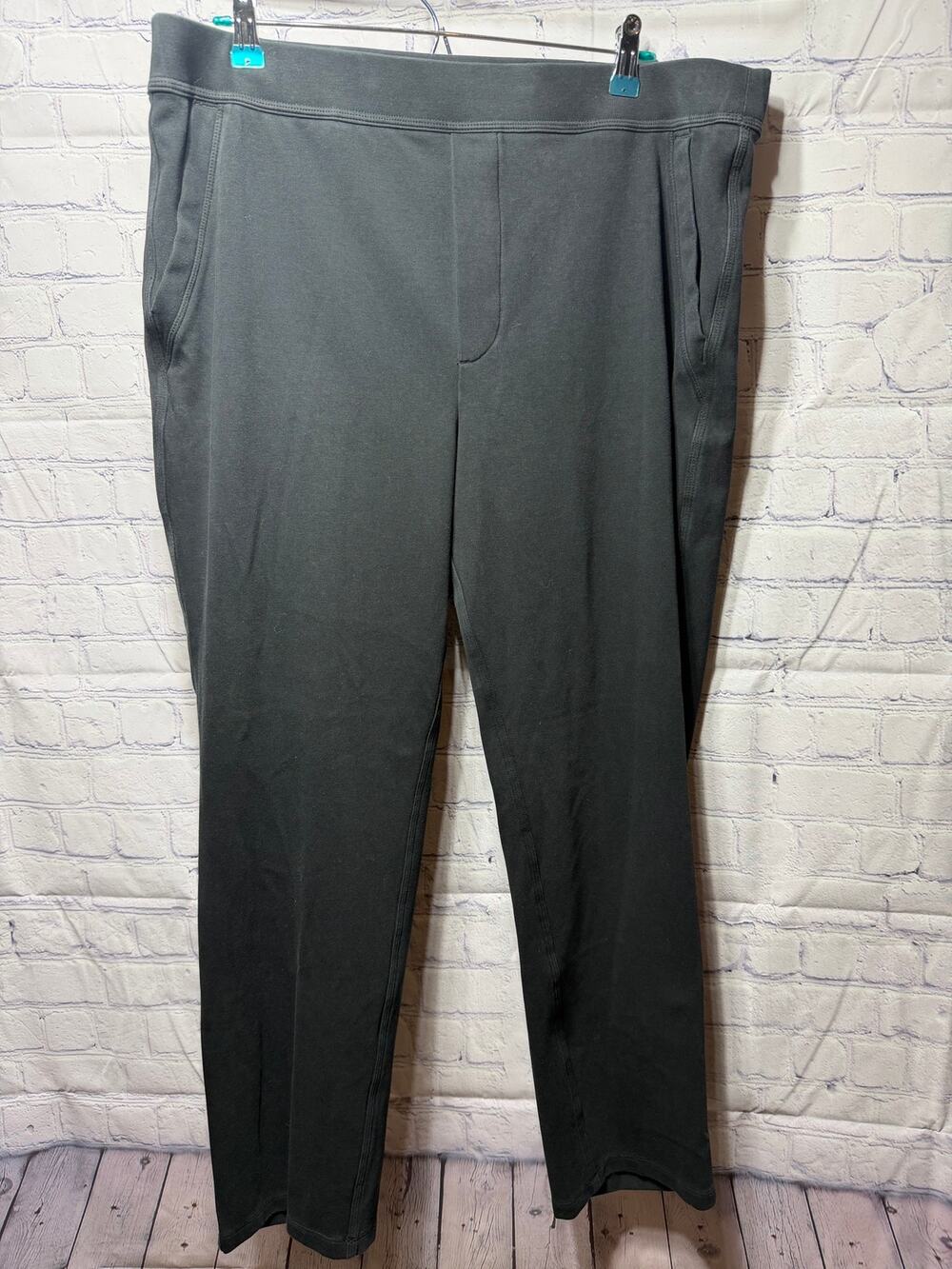 Duluth Trading Co. Womens Pull-On Pant Black Sz XL Casual